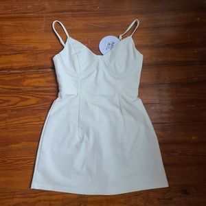 NWT Princess Polly white underwire mini dress size 6
